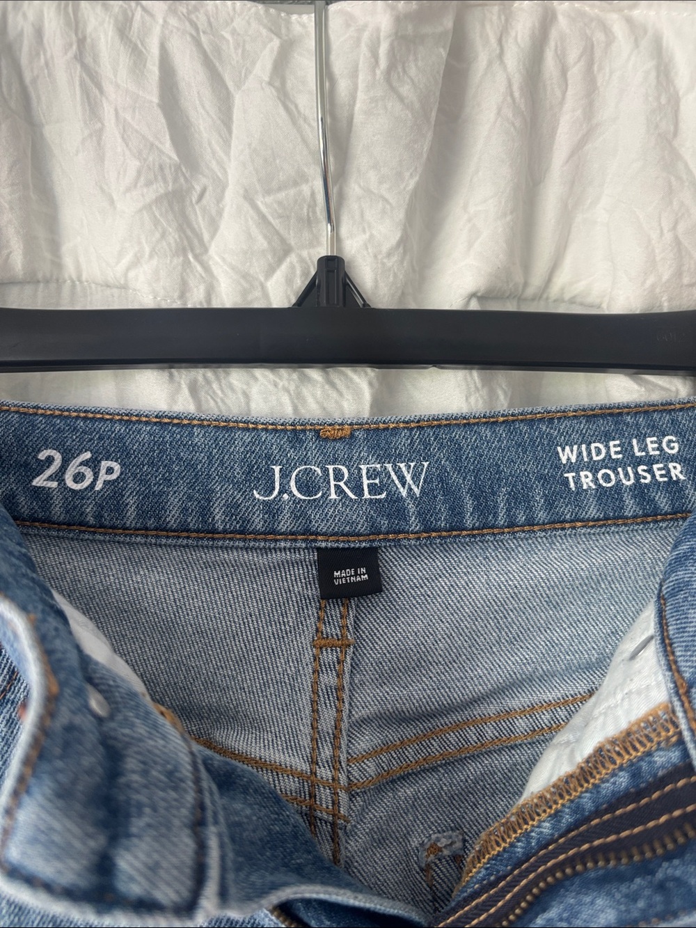 J. Crew Light Blue Wide-Leg Jeans - Picture 3 of 8